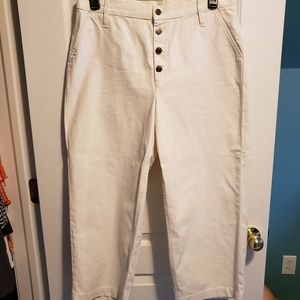 J. Crew Cropped Wide Leg Pant